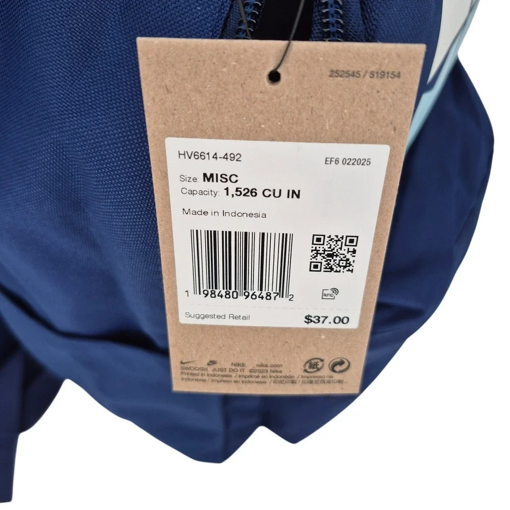 Nike Heritage Retro Backpack Bag Blue Void / Glacier Blue / Sail - Unisex